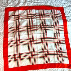 Vintage Orange Brown Scarf